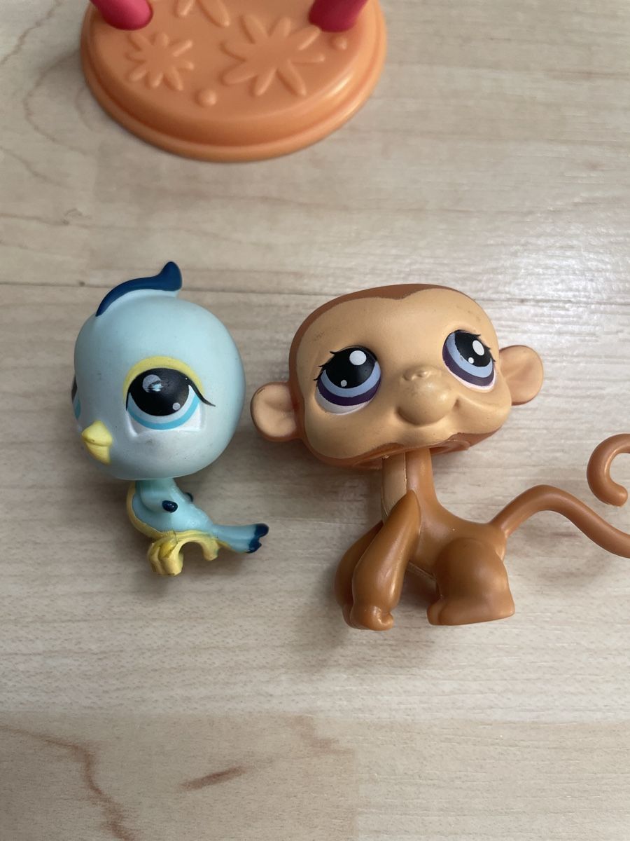 Hasbro Giocattoli: Littlest Pet Shop Monkey and Bird – Usato da Fribourg venduto da tinavon 1
