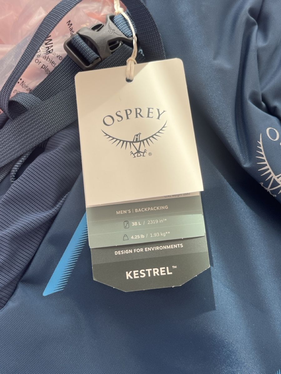 Osprey Zaini: Brandneuer Osprey Kestrel 38 – Nuovo e nell'imballaggio originale da Oberwil b. Zug venduto da Duck8 2
