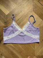 Trendiges Lila Spitzen Top, Grösse XS,perfekt für den Sommer