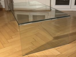 Glas Couchtisch rechteckig wie neu