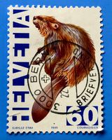 Nr.876 Europäischer Biber GESTEMPELT  Zirkuswelt 1995 Bern