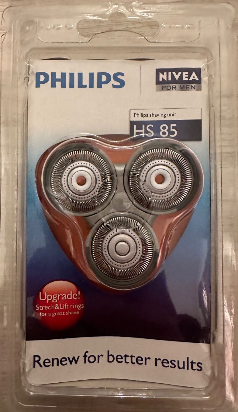 Philips Rasoi & Lamette da barba: PHILIPS HS85 HS 85 NIVEA COOLSKIN 8020 8420 Scherköpfe – Nuovo e nell'imballaggio originale da Etziken venduto da GGMUTD