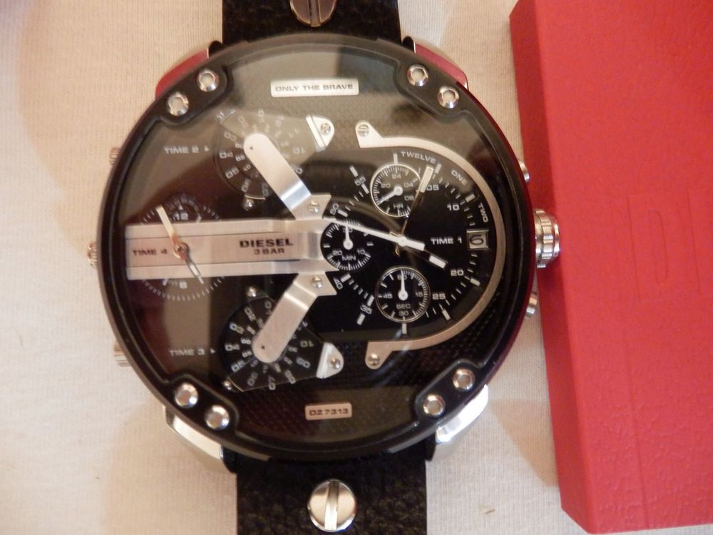 Diesel Herrenuhr Big Daddy Chronograph DZ7313 mit Box 5
