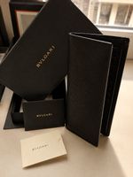 Bvlgari grand portefeuille neuf coffret cuir noir