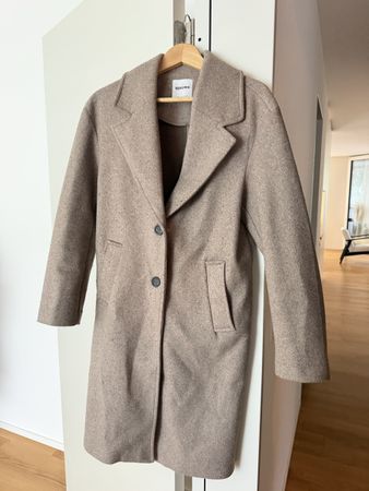 Mantel BERSHKA beige Grösse S guter Zustand
