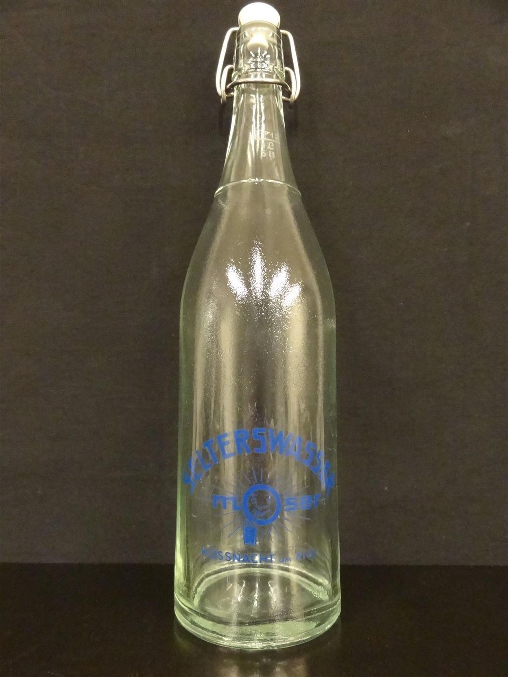 Gläser, Krüge & Flaschen: alte Flasche SELTERSWASSER MOSER 1958 – Gebraucht aus Kerzers von Flaschenposten 1