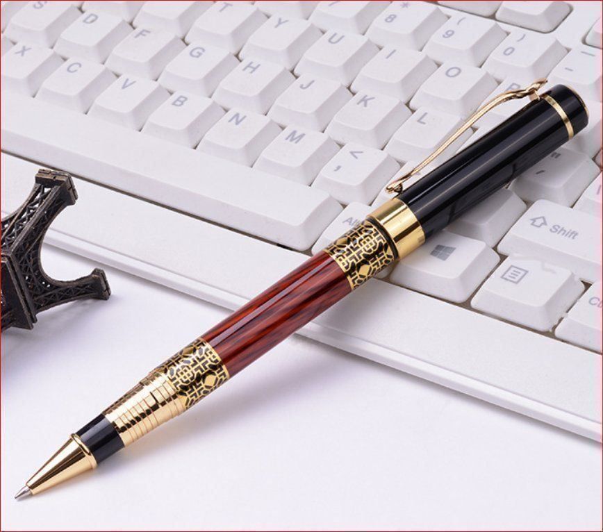 Penna & Evidenziatori: Luxus Roller Ball Pen Kugelschreiber – Nuovo e nell'imballaggio originale da Burgdorf venduto da XJ6 3