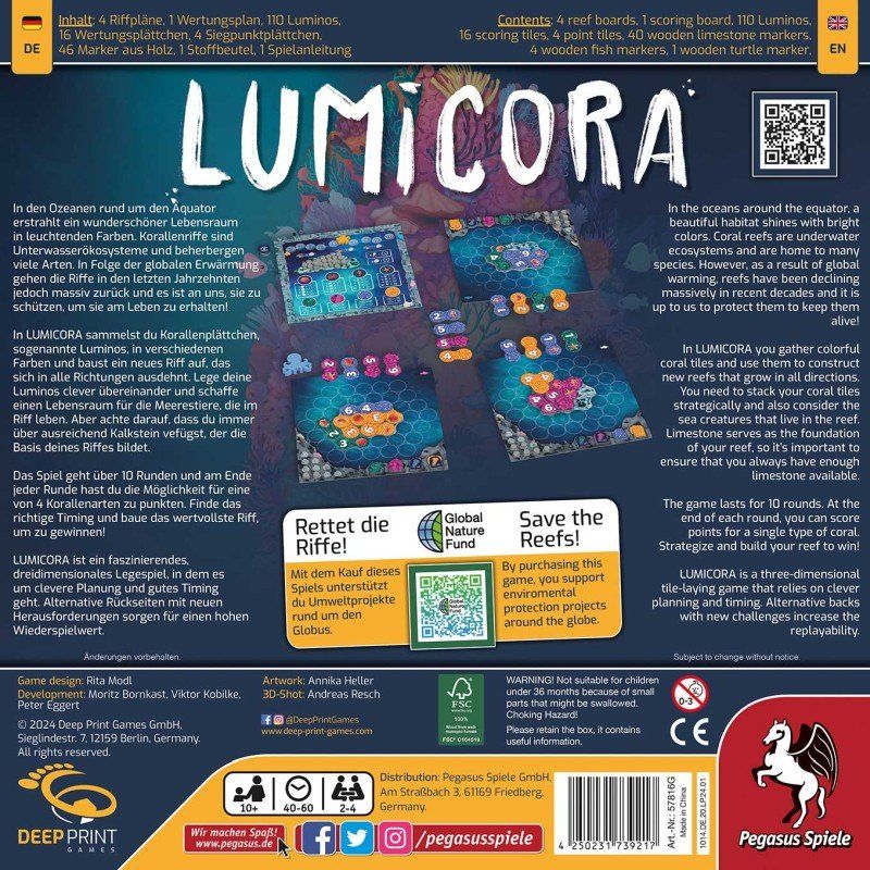Pegasus Spiele Giochi: Spiel Lumicora – Nuovo e nell'imballaggio originale da Uster venduto da Ludit 1