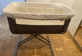 Hauck Babybett Beistellbett Face to Face Grau TOP Zustand!