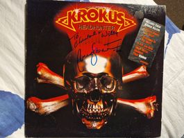 Krokus: Headhunter - Signiert von Marc Storace, US Pressung!