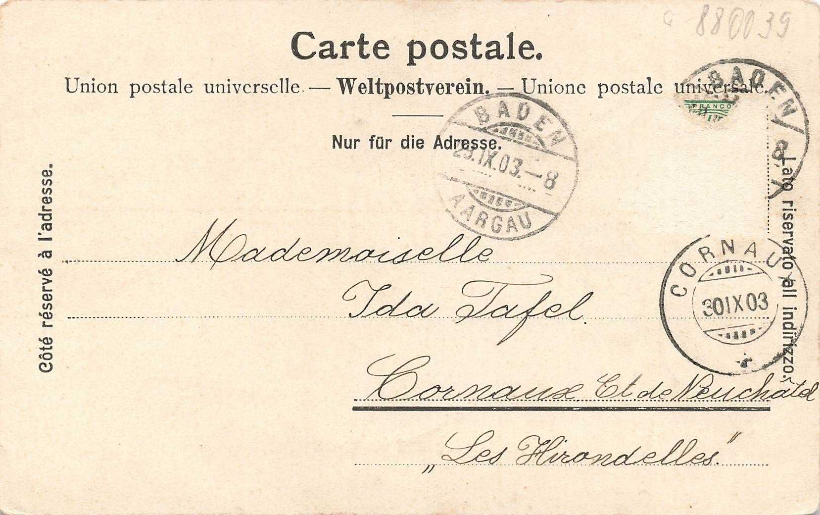 Cartoline postali: Romerburg und Langmatt – Usato da Biasca venduto da Blenio71 1