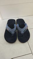 Herren Flip-Flops Gr. 42 dunkelblau Wildleder Sommer Neu