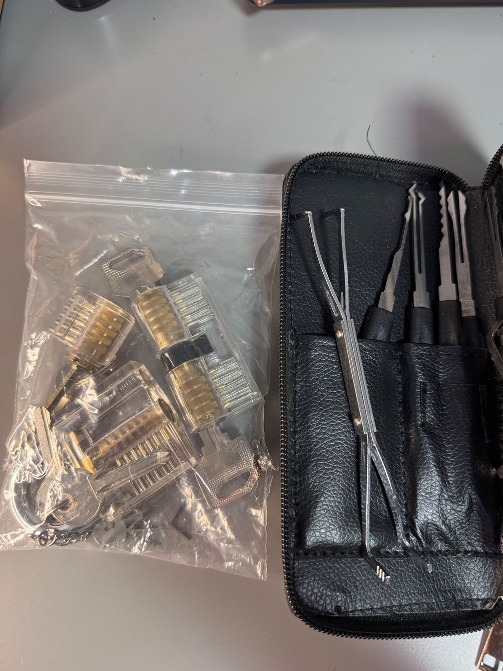 Schlösser: Schloss pick Set mit transparenten Übungsschlössern – Neu (gemäss Beschreibung) aus Zunzgen von noa_wd92