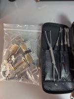 Schloss pick Set mit transparenten Übungsschlössern