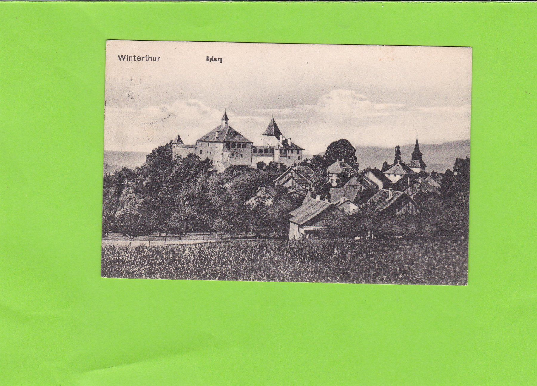 Cartoline postali: Winterthur-Kyburg – Usato da St. Peterzell venduto da neckertal