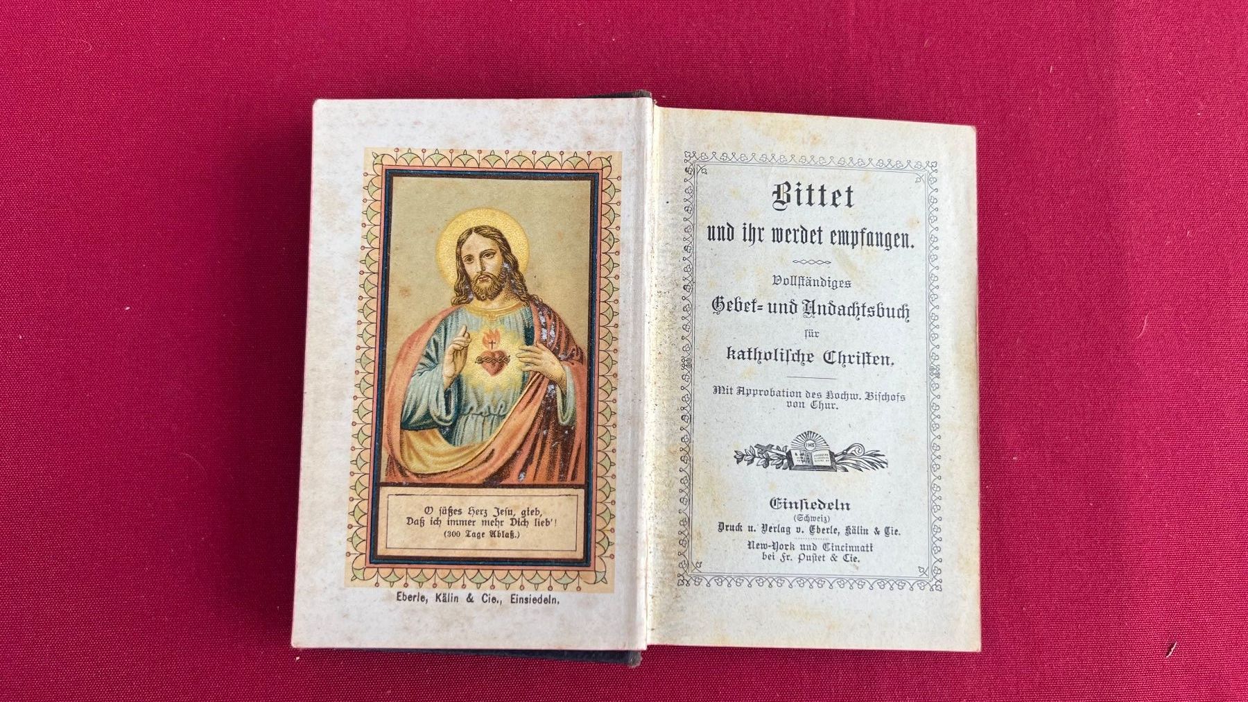 Bücher: Antike Andachtsbuch mit Kreuzmuster – Gebraucht aus Schübelbach von Dolly990_2 3