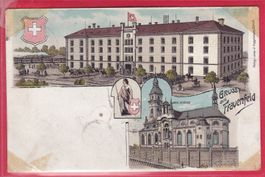GRUSS AUS FRAUENFELD, KATH.KIRCHE, 8.11.1909