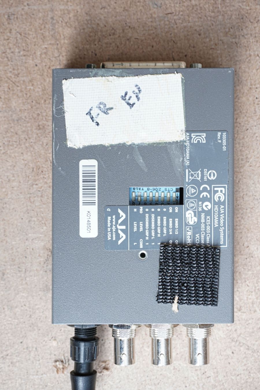 Convertitori: AJA HD10AMA HD/SD 4-Channel Analog Embedder/Disembedder – Usato da Zürich venduto da reMaterial 5