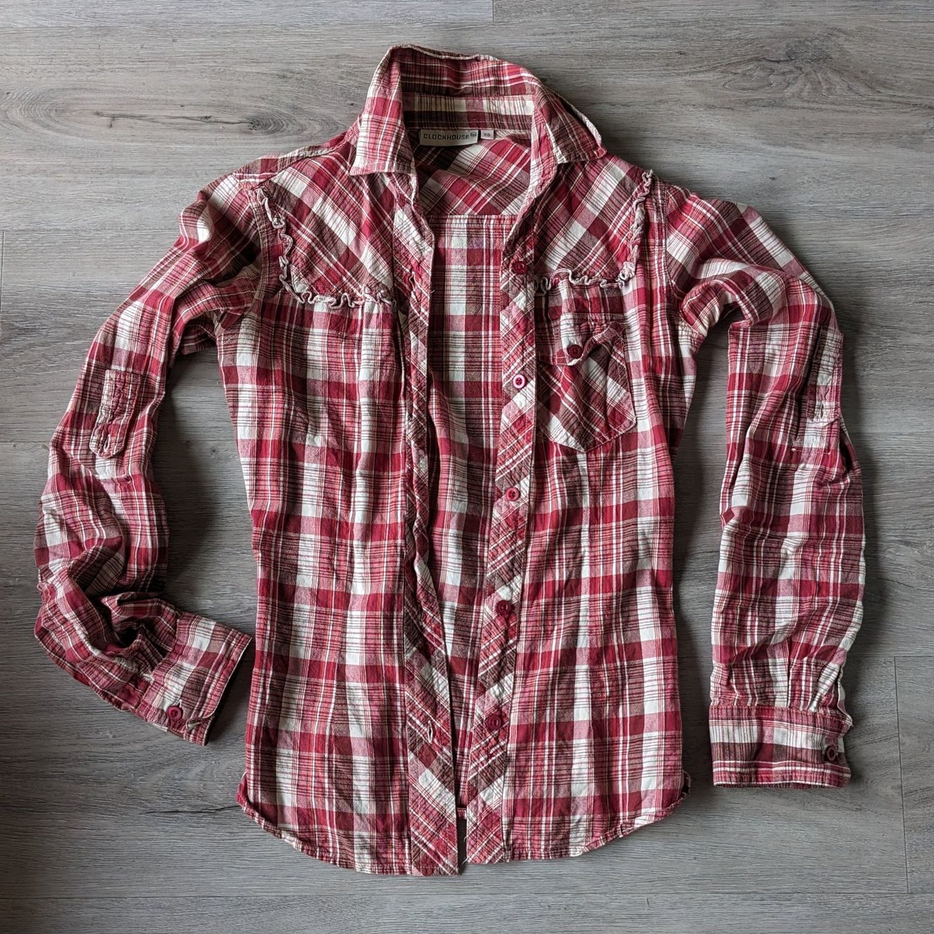 Camicette: Chemise carreaux rose – Usato da Orsieres venduto da IndianaJones50a 1