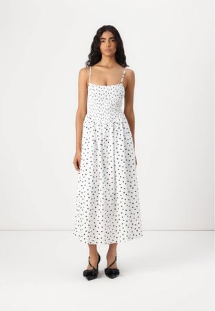 Abercrombie&Fitch Polkadot Kleid weiss schwarz S
