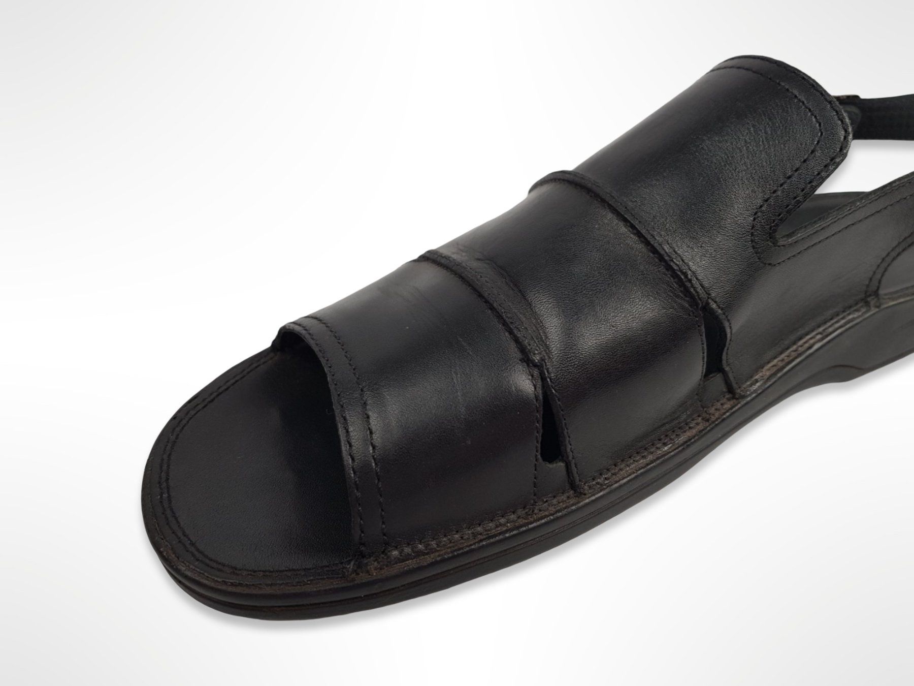 Herrenschuhe: SIOUX Herren Sandalen Schwarz – Gebraucht aus Suhr von Restwert_Suhr 7