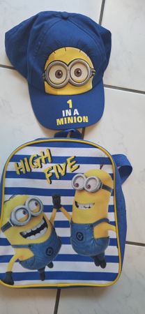 Minions Cap 8-12 Jahre und Rucksack Set 