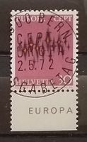 ET) 599-, Europamarken ET Vollstempel Kt. .-