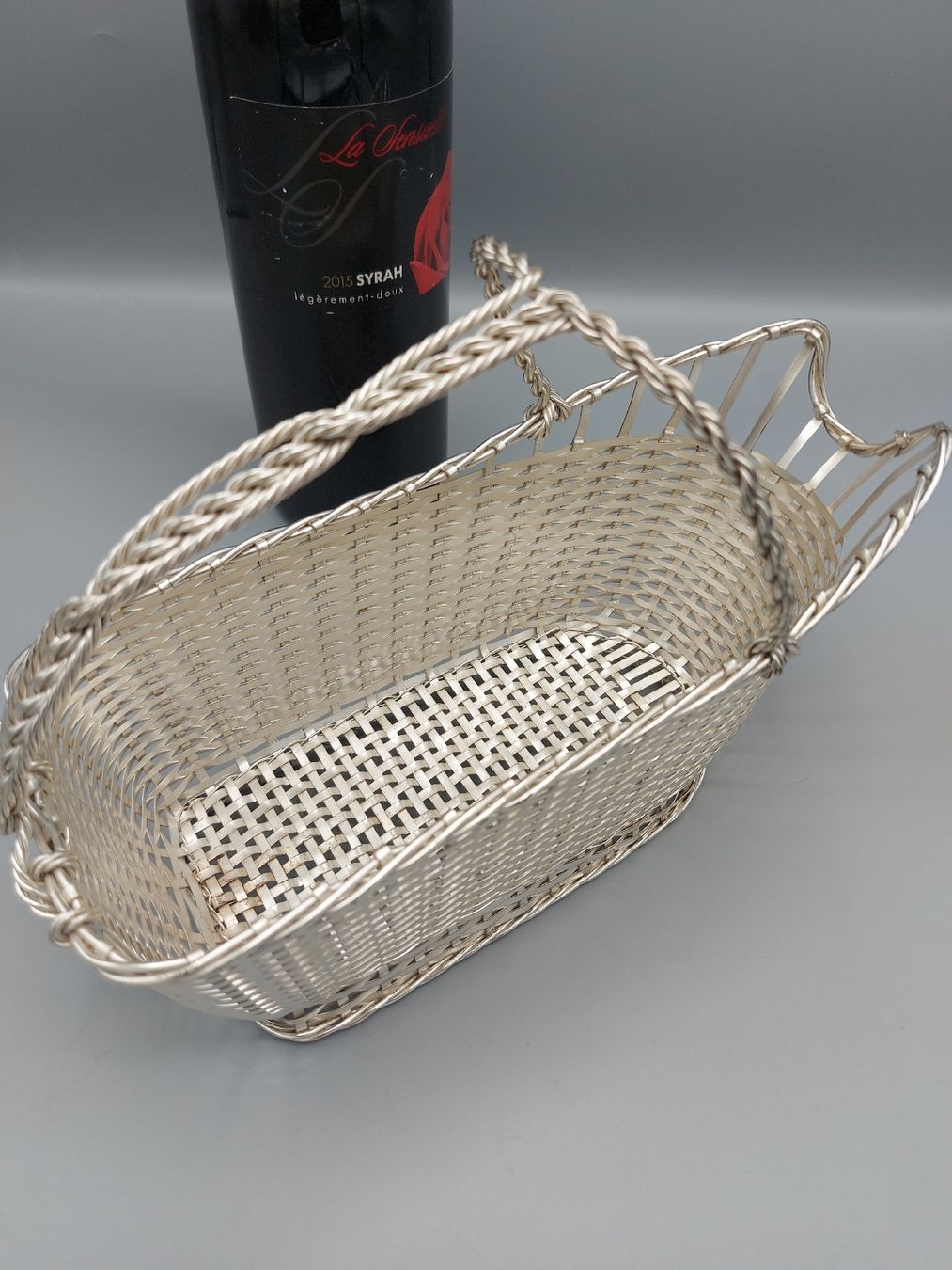 Christofle Altro per la casa: Christofle Gallia versilberter Weinkorb – Nuovo (secondo la descrizione) da Ostermundigen venduto da son_vd9k 5
