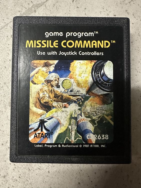Atari 2600 Missile Command Modul C2638 (Gebraucht) in Kestenholz für ...