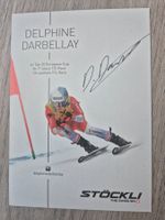Autogrammkarte Delphine Darbelley Originalunterschrift
