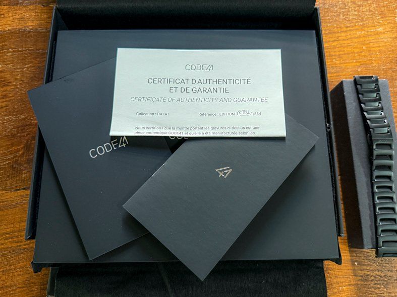 Uhren: Montre CODE41 DAY 41 noire mat, excellent état, rare! – Gebraucht aus BURE von guelatro 4