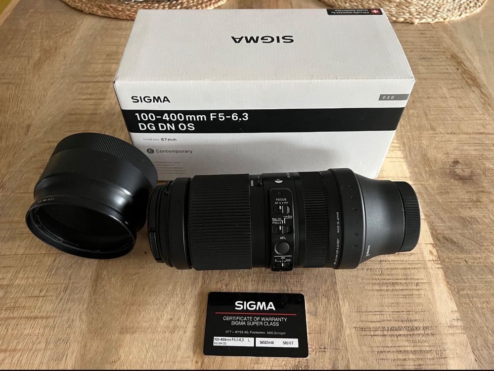 Sigma Obiettivi: Sigma 100-400mm L-mount Objektiv Panasonic Lumix – Usato da Geneve venduto da T36 1