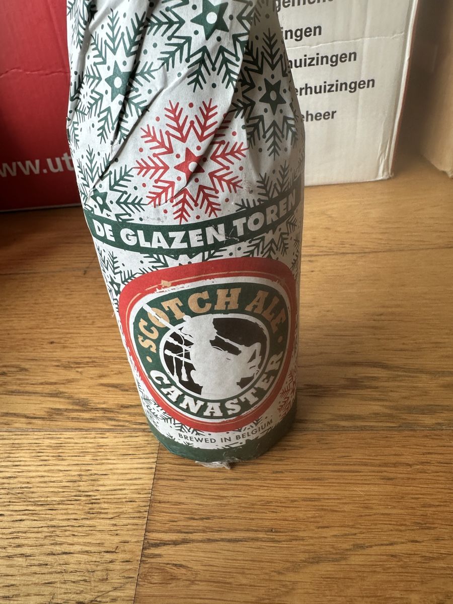 Bicchieri, Caraffe & Bottiglie: Canaster Scotch Ale Bierflasche, Winter-Edition, selten! – Nuovo e nell'imballaggio originale da Basel venduto da jul_fz98 1