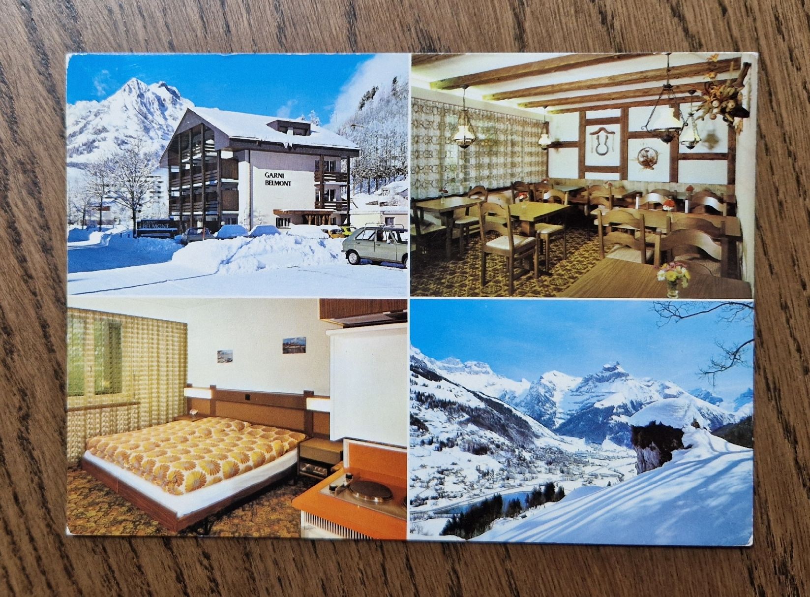 Cartoline postali: Hotel Garni Belmont, Engelberg 1982 – Usato da Ebikon venduto da Donar50