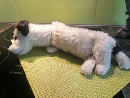 Antiker Mohair Hund fűr kinderpyama