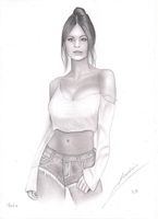 Dessin sexy Nadia format a4