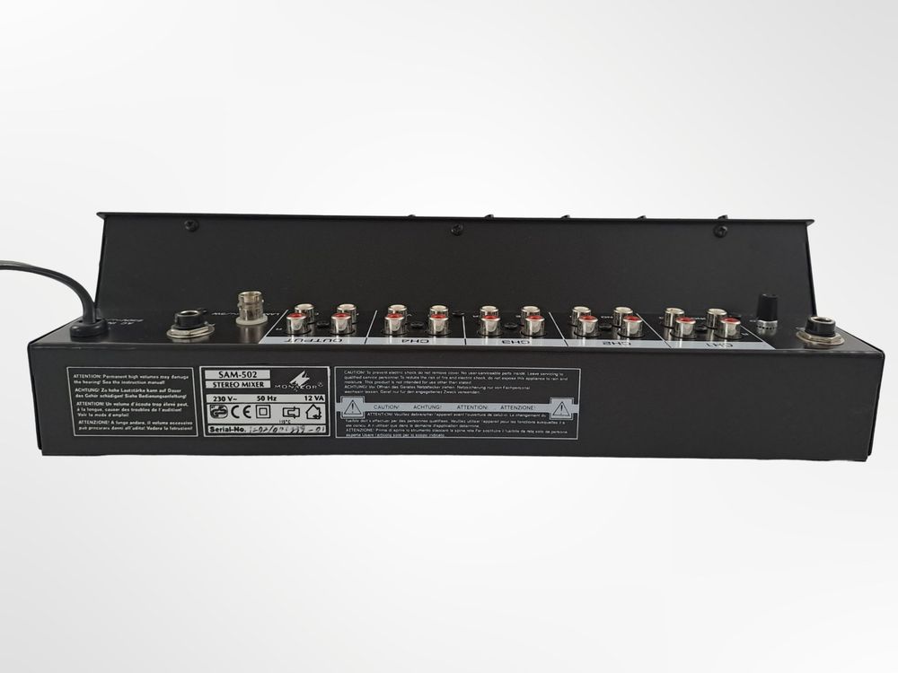 MONACOR SAM-502 5-Kanal-Stereo-Audio-Mixer (Gebraucht) in Männedorf für ...