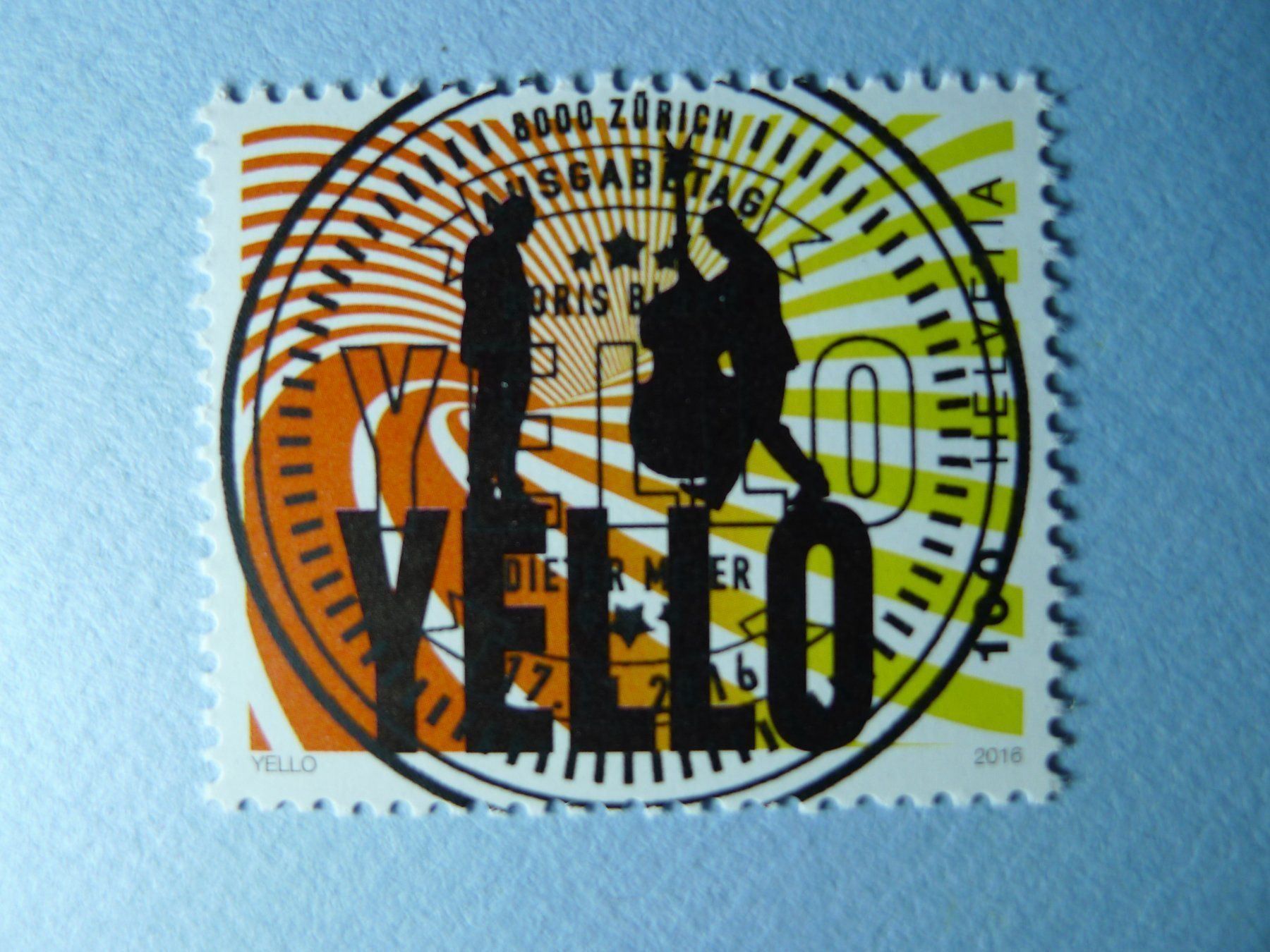 Tous les timbres: 2016 Sondermarke Yello 1610 – D'occasion à Dagmersellen par sli72