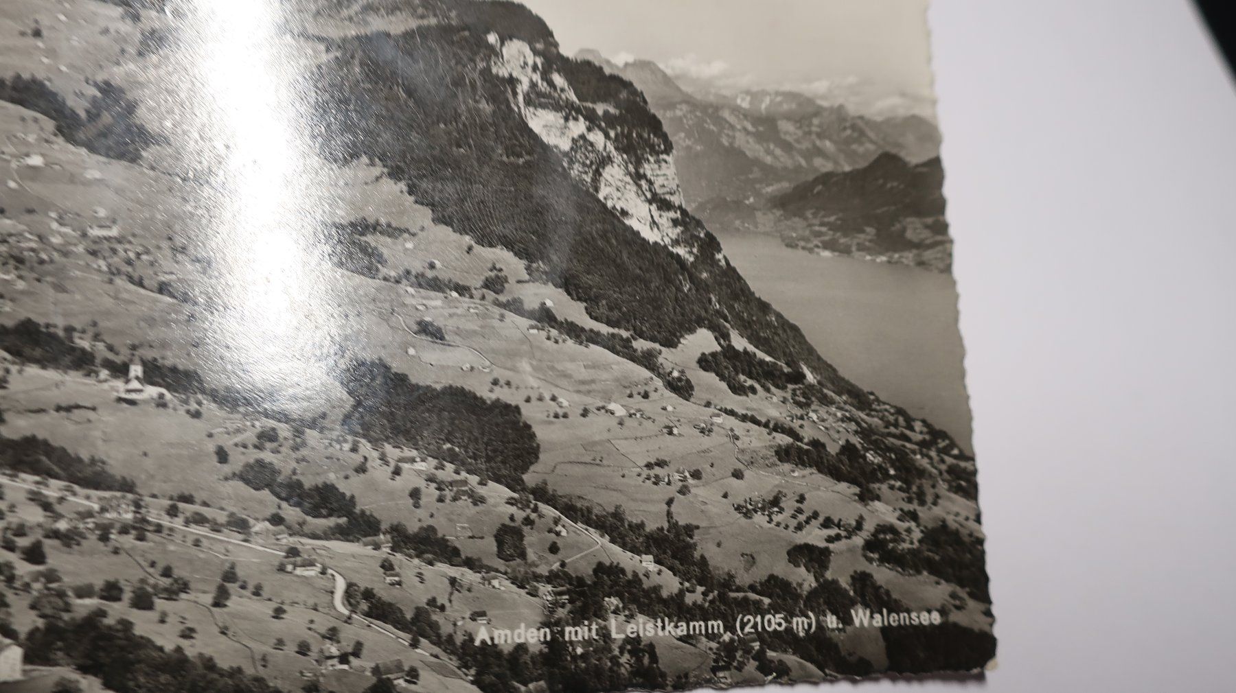 Cartes postales: Amden mit Leistkamm u. Wallensee 1977 – D'occasion à Cormoret par Pascalll2001 2