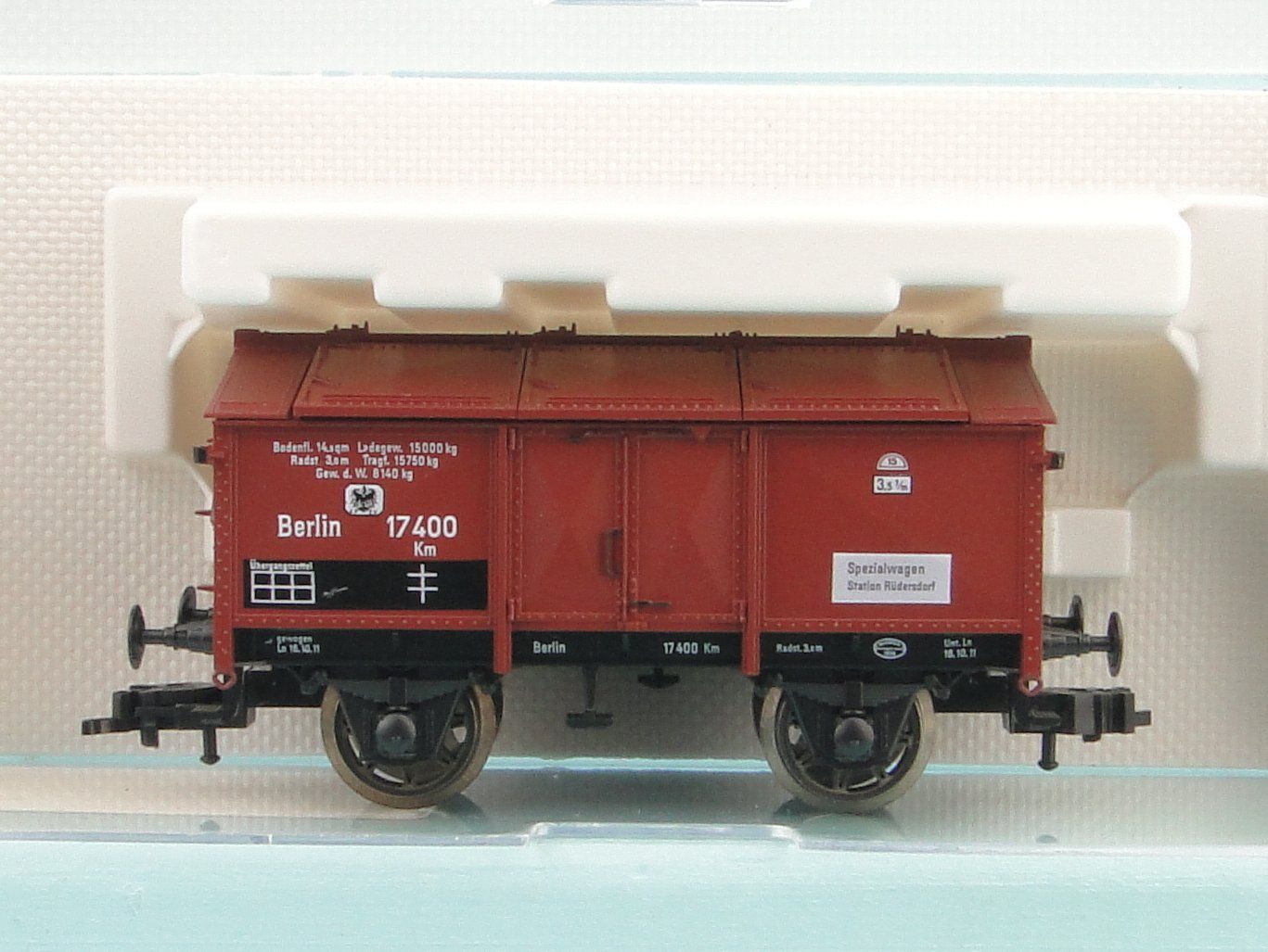 Fleischmann Modellini di ferrovie: Fleischmann 5843 Klappdeckelwagen Berlin, NEU – Usato da Bülach venduto da cann11
