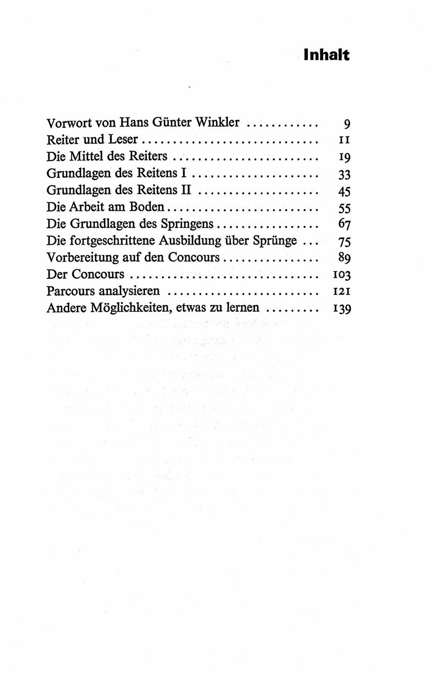 Libri: Steinkraus William, Reiten und Springen – Nuovo (secondo la descrizione) da Sarnen venduto da Livres 4