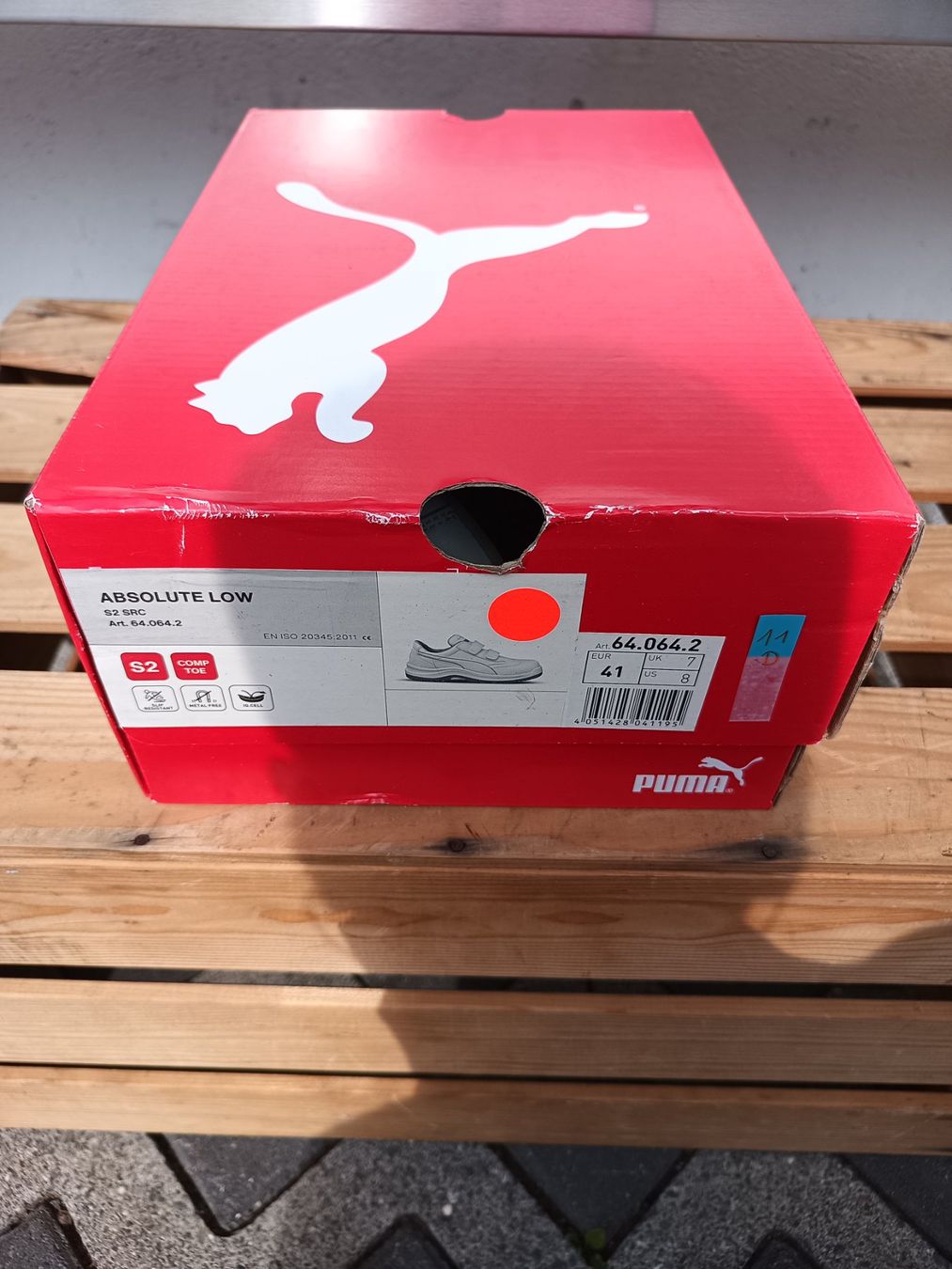 Puma Herrenschuhe: Puma Sicherheitsschuhe S2 41 – Neu und originalverpackt aus Oberegg von A-Z.Handel.Loehrer 7