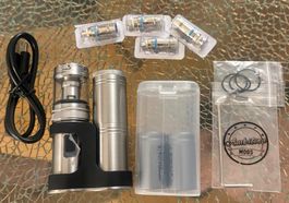 Grosses Vape-Set, Akkus & Zubehör (Einzelverkauf möglich)