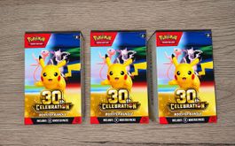 Pokémon 30th Celebration - 3x Booster Bundle OVP (EN)🇬🇧