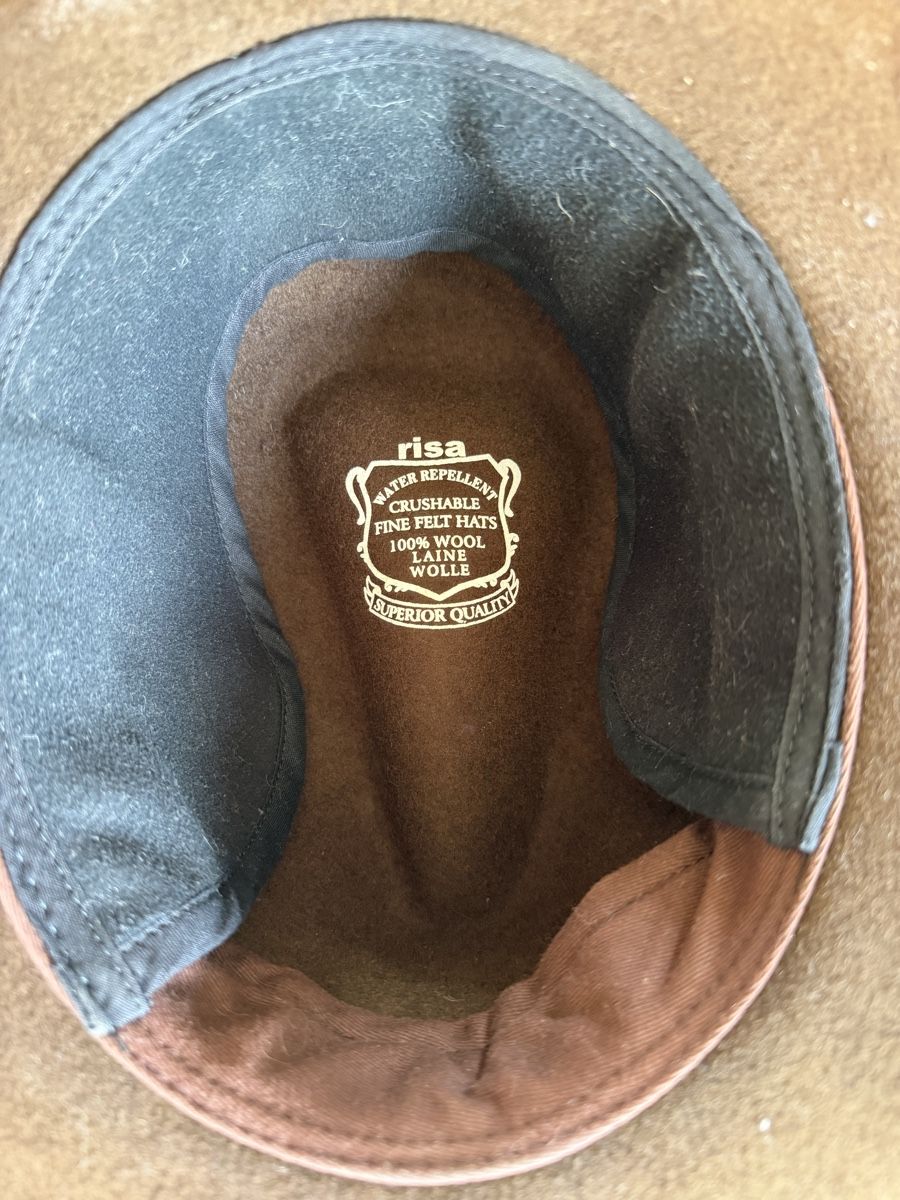 Copricapi, berretti & cappellini: Risa Wool Felt Hat. Crushable. Superior Quality. – Nuovo (secondo la descrizione) da Zürich venduto da shop_all 1