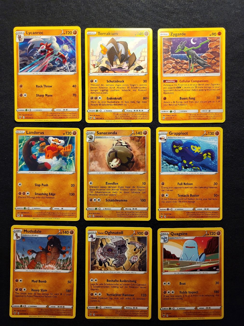 Pokémon Cartes à collectionner: 9x Kampf/ Figthing Rare Pokemon Karten – D'occasion à Grindelwald par lego9