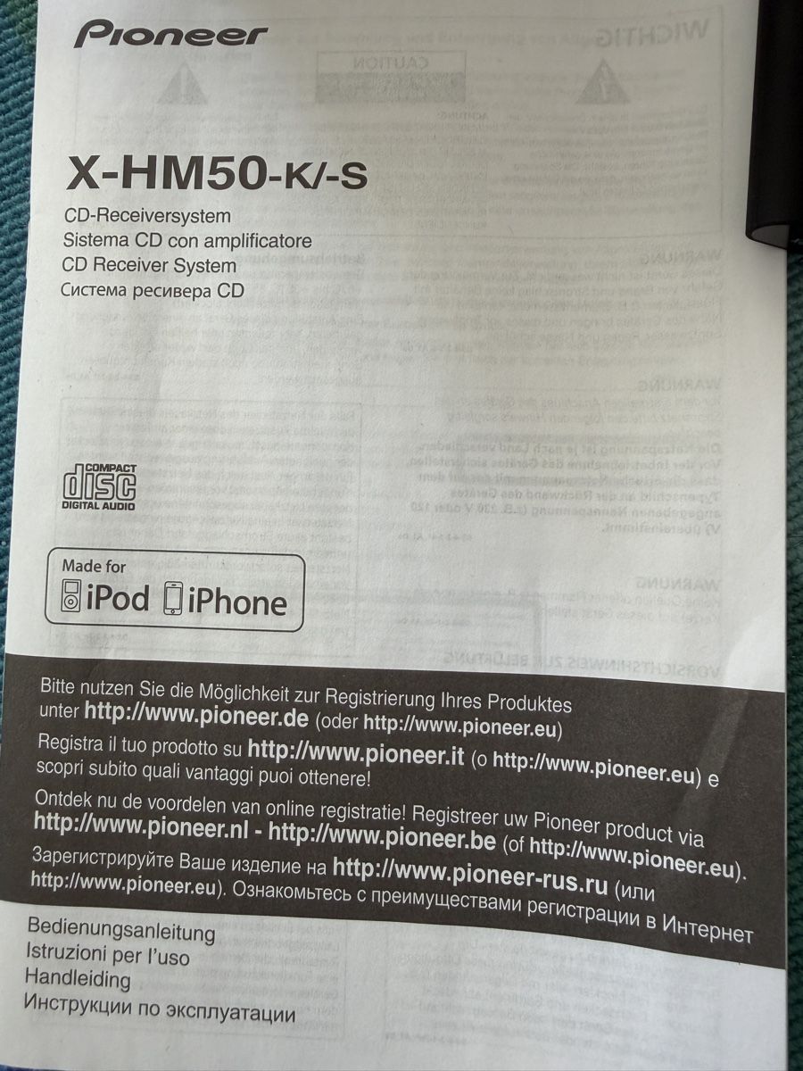 Pioneer Lettore multimediale & Streamer: Pioneer X-HM50-K/-S Hifi plus gratis Bluetooth-Adapter – Usato da Zürich venduto da Laszlo75-ZH 1
