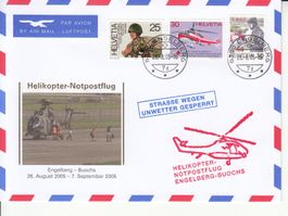 Helikopter Notpostflug Engelberg - Buochs 2005