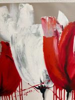 70cmhoch x140cm breit/ Acryl Gemälde, Wünderschöne Tulpen