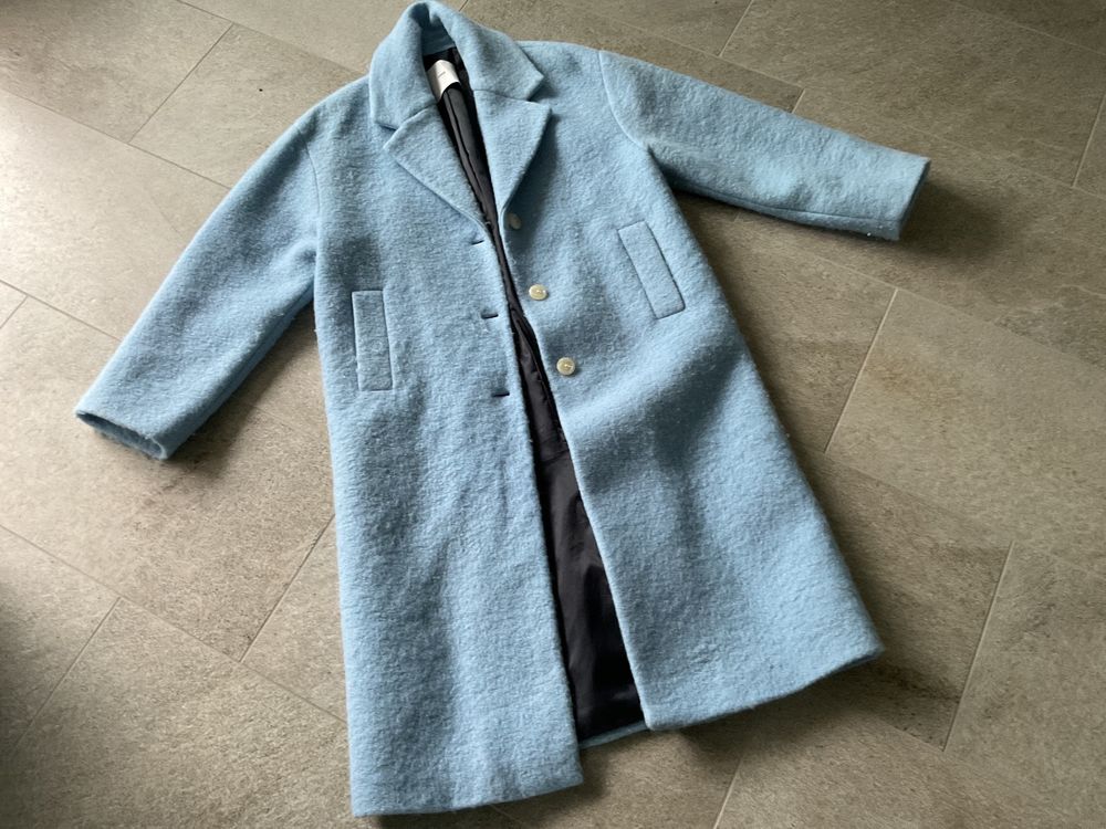 Klassischer Mantel hellblau Mango HAWAII Kaufen auf Ricardo